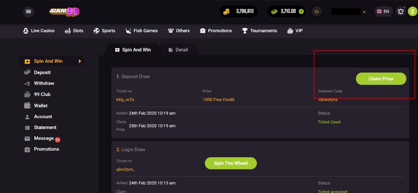 สยาม99 spin วงล้อ เครดิตฟรี